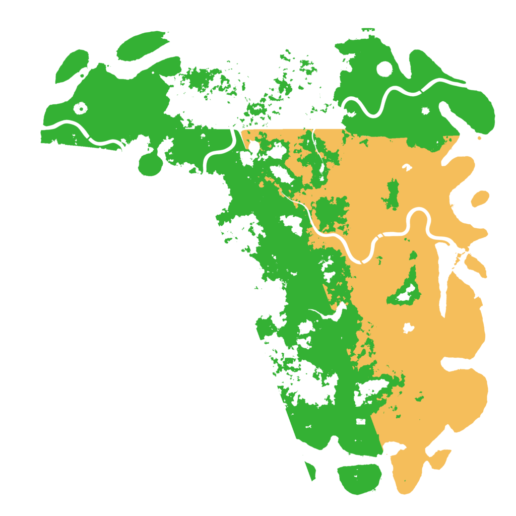 Biome Rust Map: Procedural Map, Size: 6000, Seed: 1420047744
