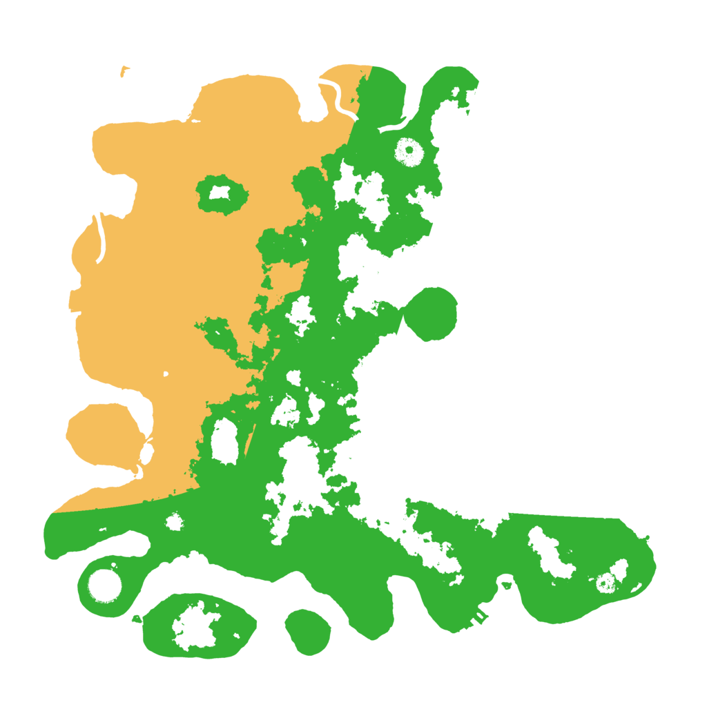 Biome Rust Map: Procedural Map, Size: 3750, Seed: 664773