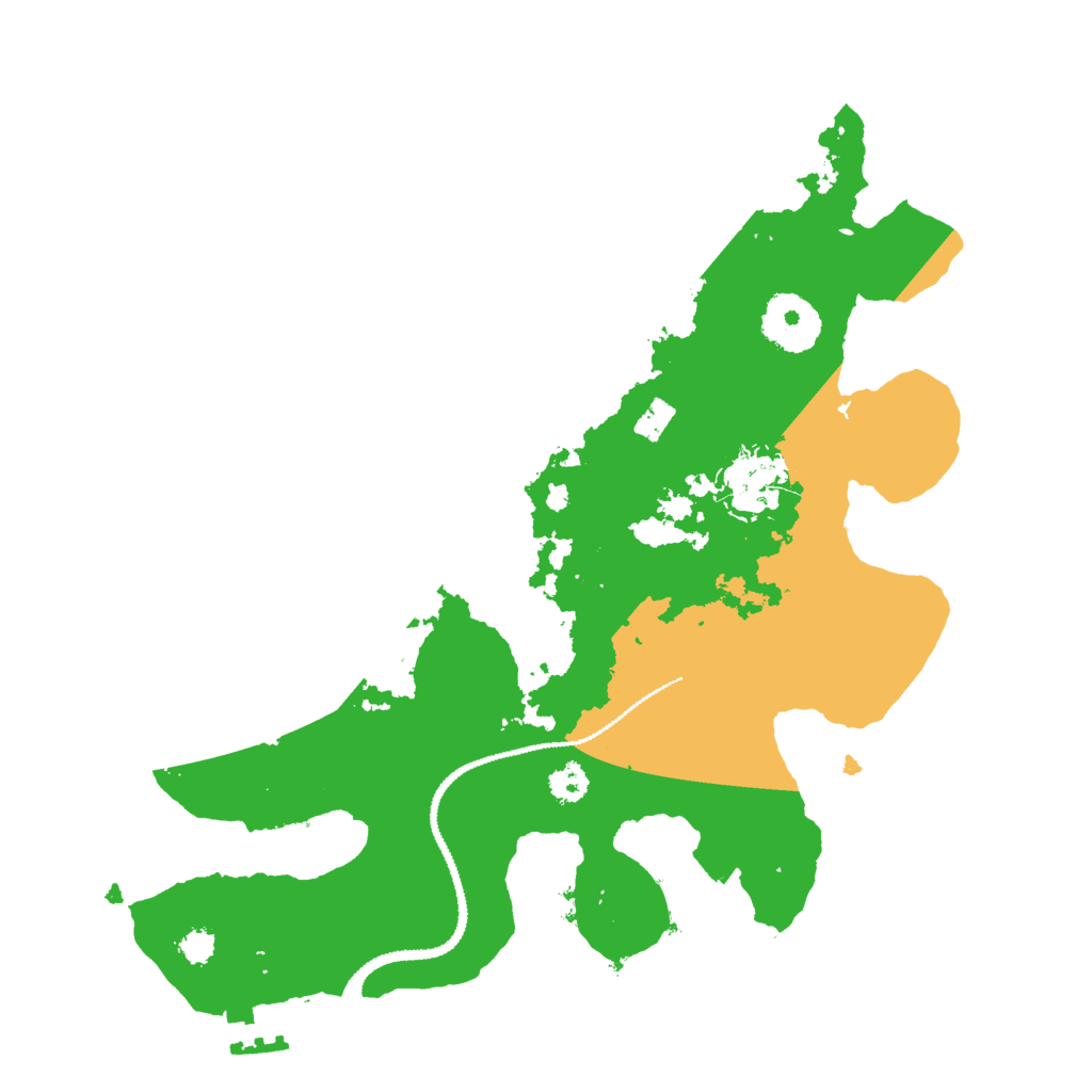 Biome Rust Map: Procedural Map, Size: 2850, Seed: 2138475949