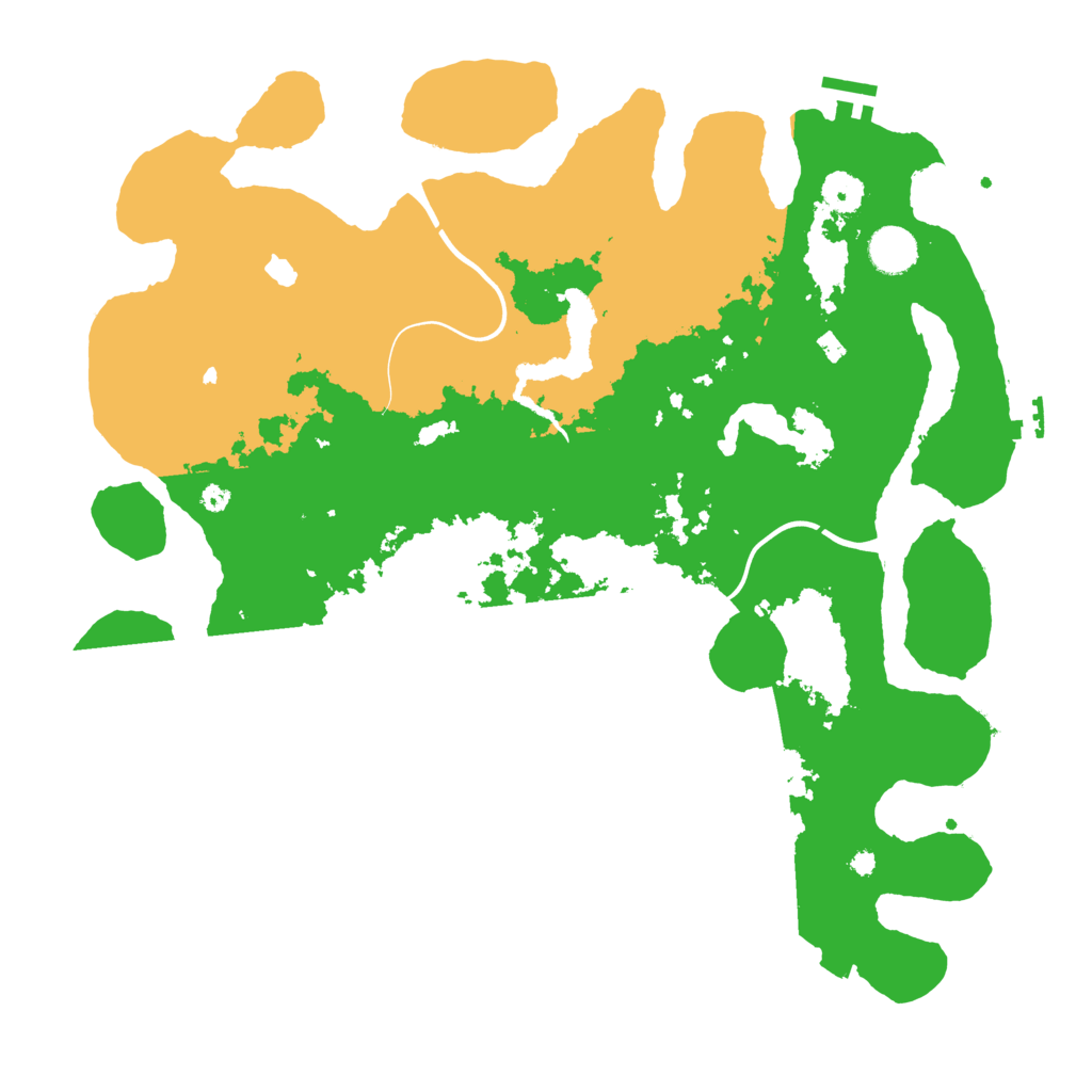 Biome Rust Map: Procedural Map, Size: 4000, Seed: 1395147809