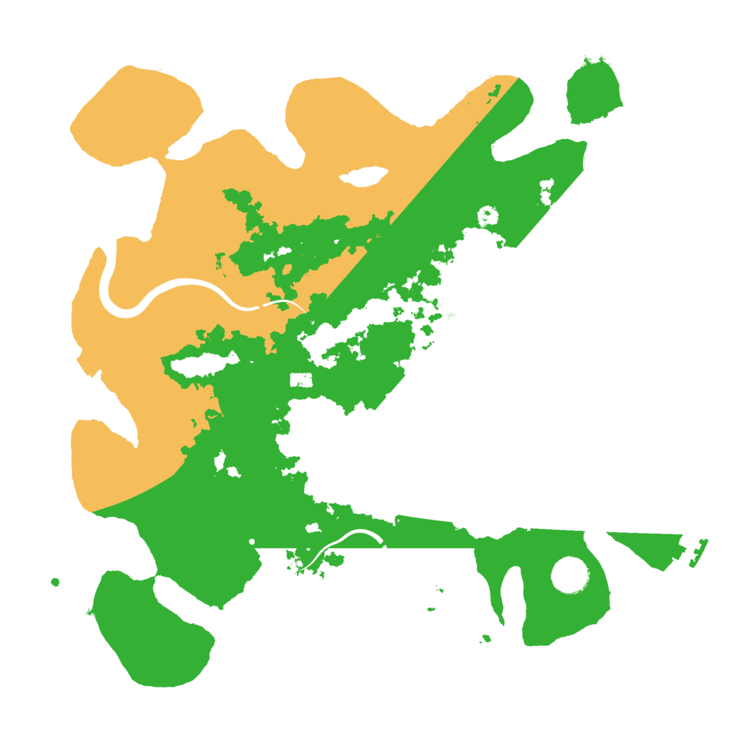 Biome Rust Map: Procedural Map, Size: 3500, Seed: 69295189