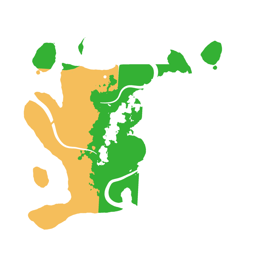 Biome Rust Map: Procedural Map, Size: 2500, Seed: 648163817