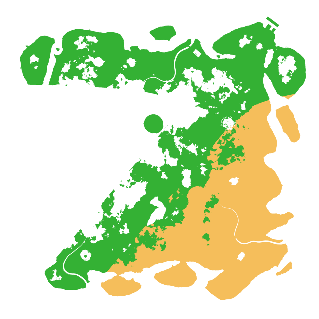 Biome Rust Map: Procedural Map, Size: 4500, Seed: 41824