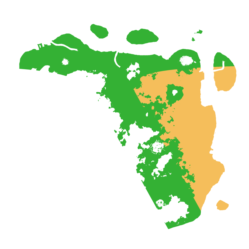 Biome Rust Map: Procedural Map, Size: 3500, Seed: 267417158