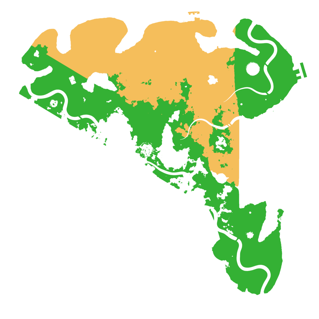Biome Rust Map: Procedural Map, Size: 4250, Seed: 1731