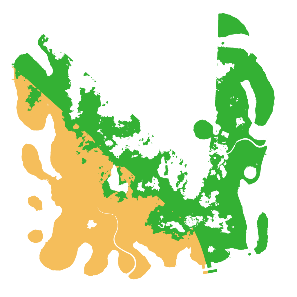 Biome Rust Map: Procedural Map, Size: 4250, Seed: 1989439188