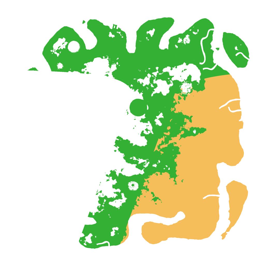 Biome Rust Map: Procedural Map, Size: 4000, Seed: 65879