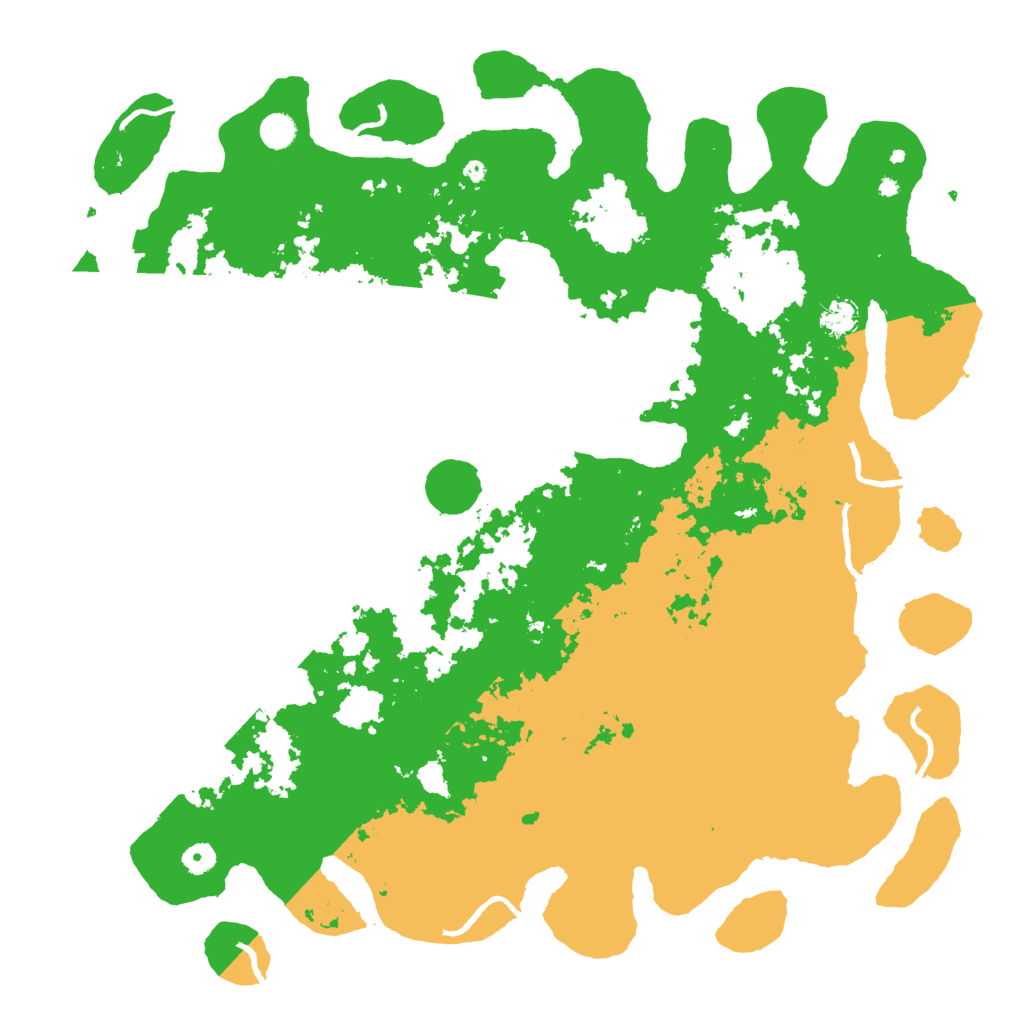 Biome Rust Map: Procedural Map, Size: 5000, Seed: 1214621145