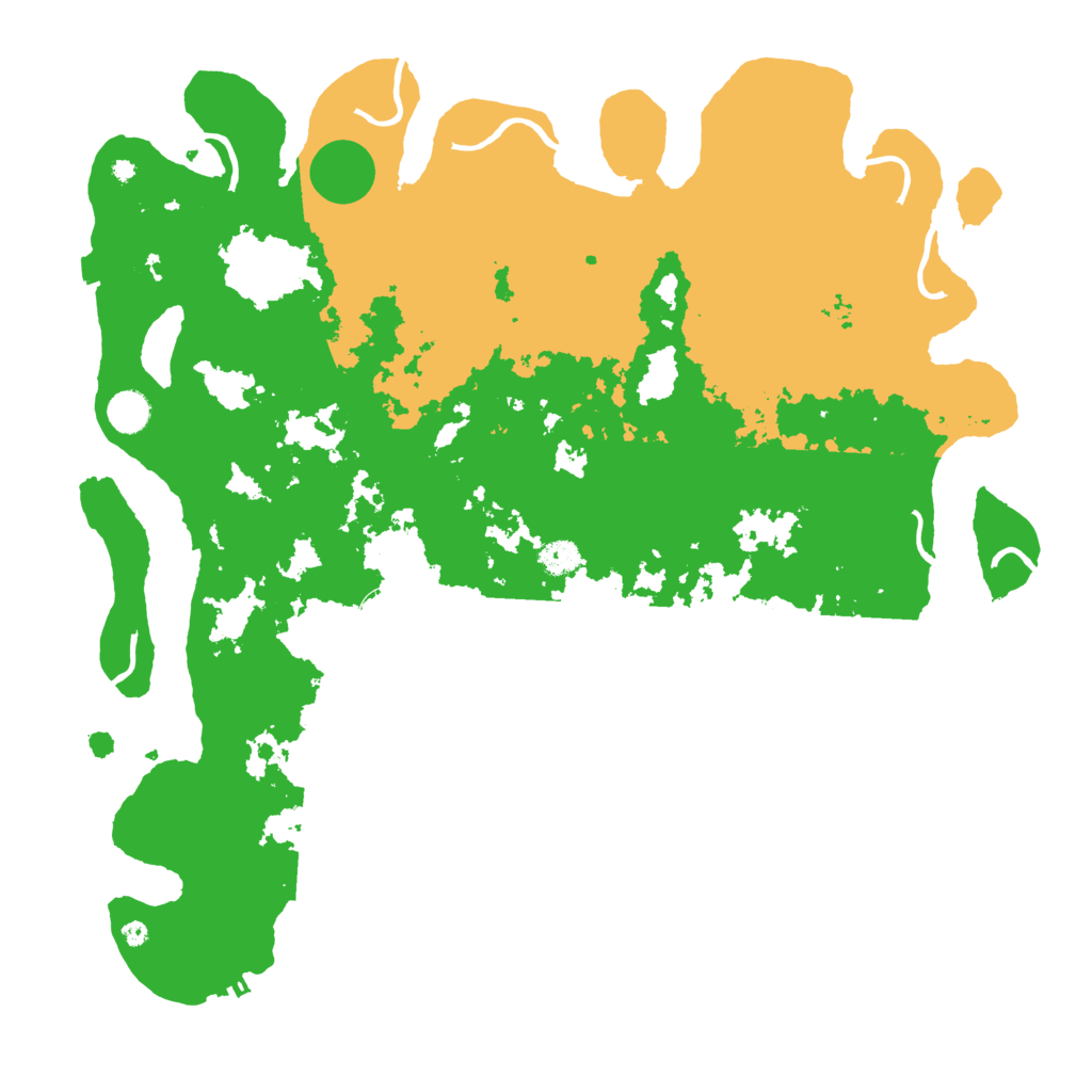 Biome Rust Map: Procedural Map, Size: 4500, Seed: 29946701