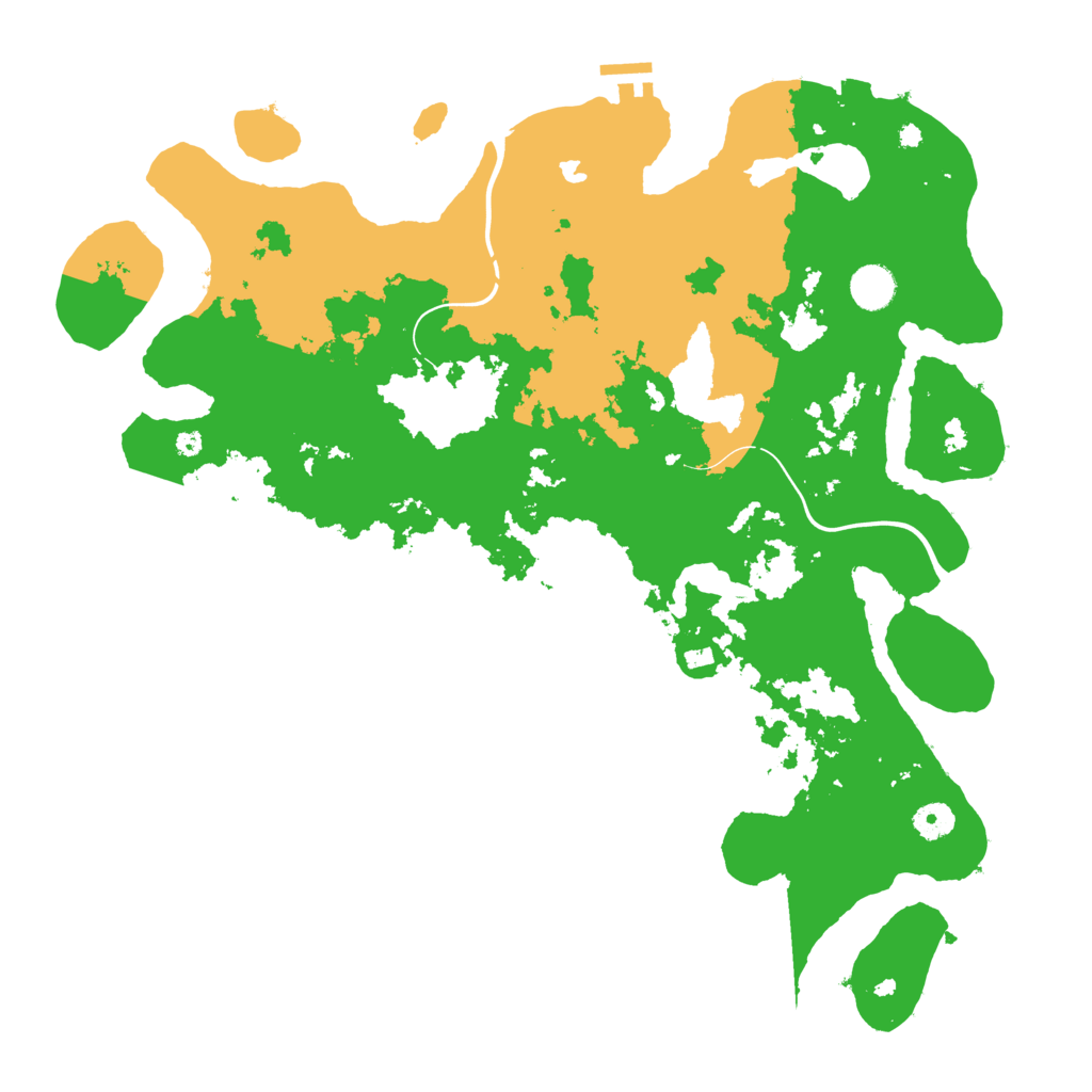 Biome Rust Map: Procedural Map, Size: 4250, Seed: 39378