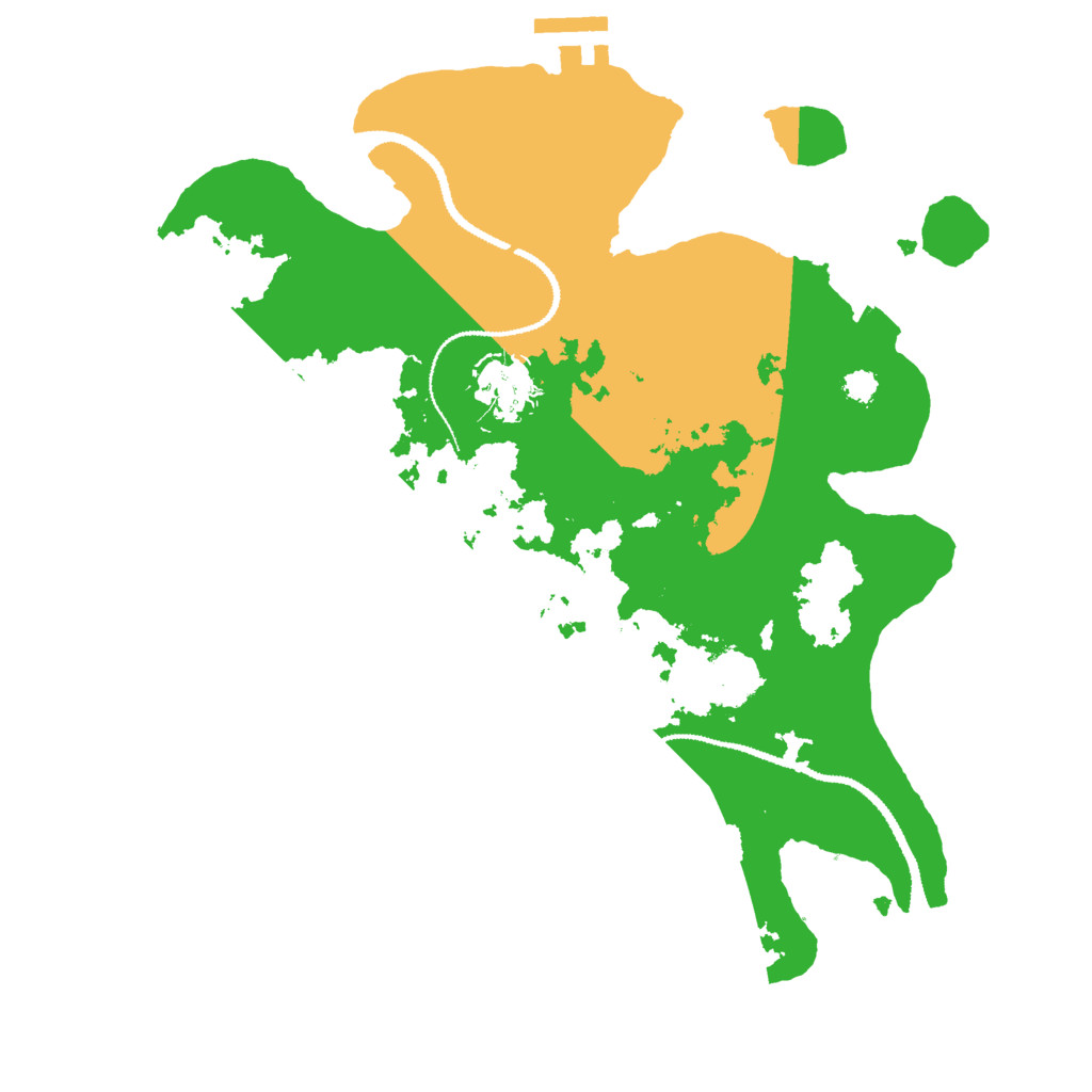Biome Rust Map: Procedural Map, Size: 3000, Seed: 667954526