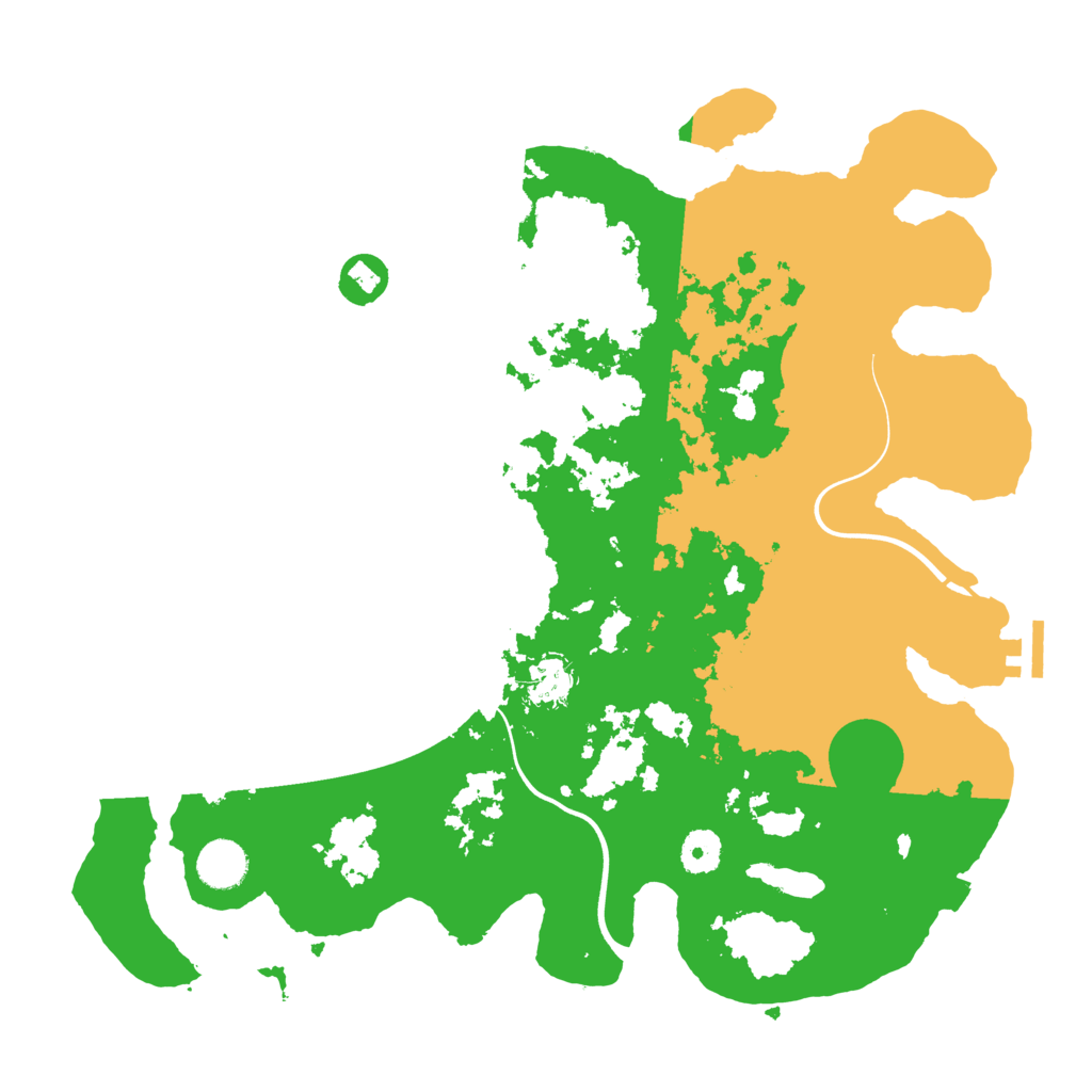 Biome Rust Map: Procedural Map, Size: 3850, Seed: 147267599