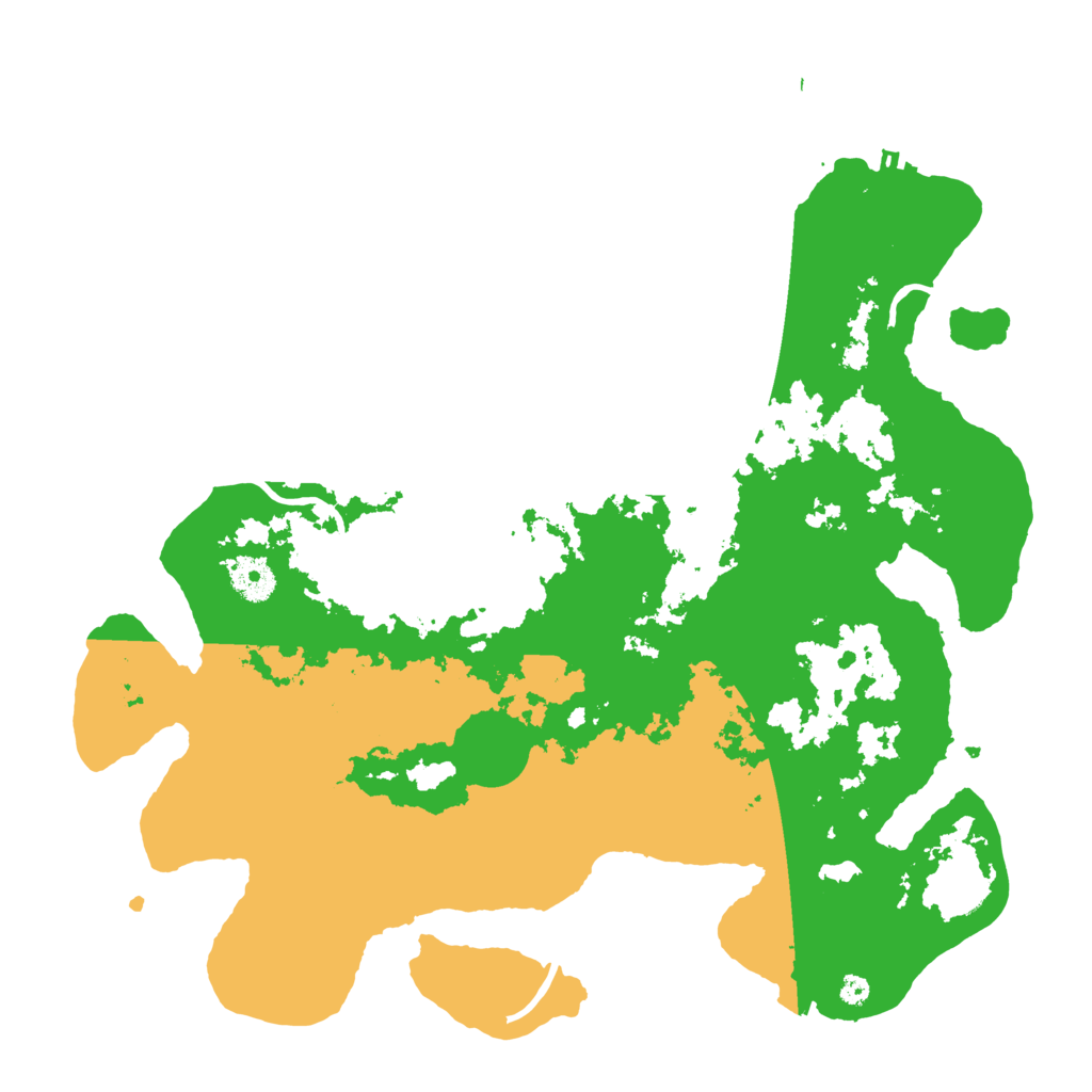 Biome Rust Map: Procedural Map, Size: 3800, Seed: 1231470685