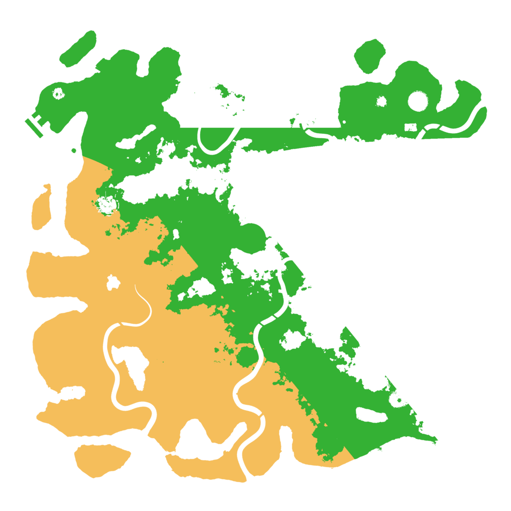 Biome Rust Map: Procedural Map, Size: 4477, Seed: 7387
