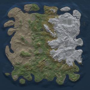 Thumbnail Rust Map: Procedural Map, Size: 4500, Seed: 1999215884, 19 Monuments