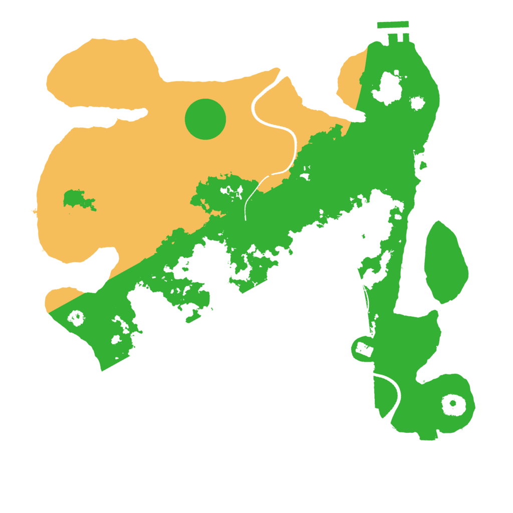 Biome Rust Map: Procedural Map, Size: 3300, Seed: 2088522904
