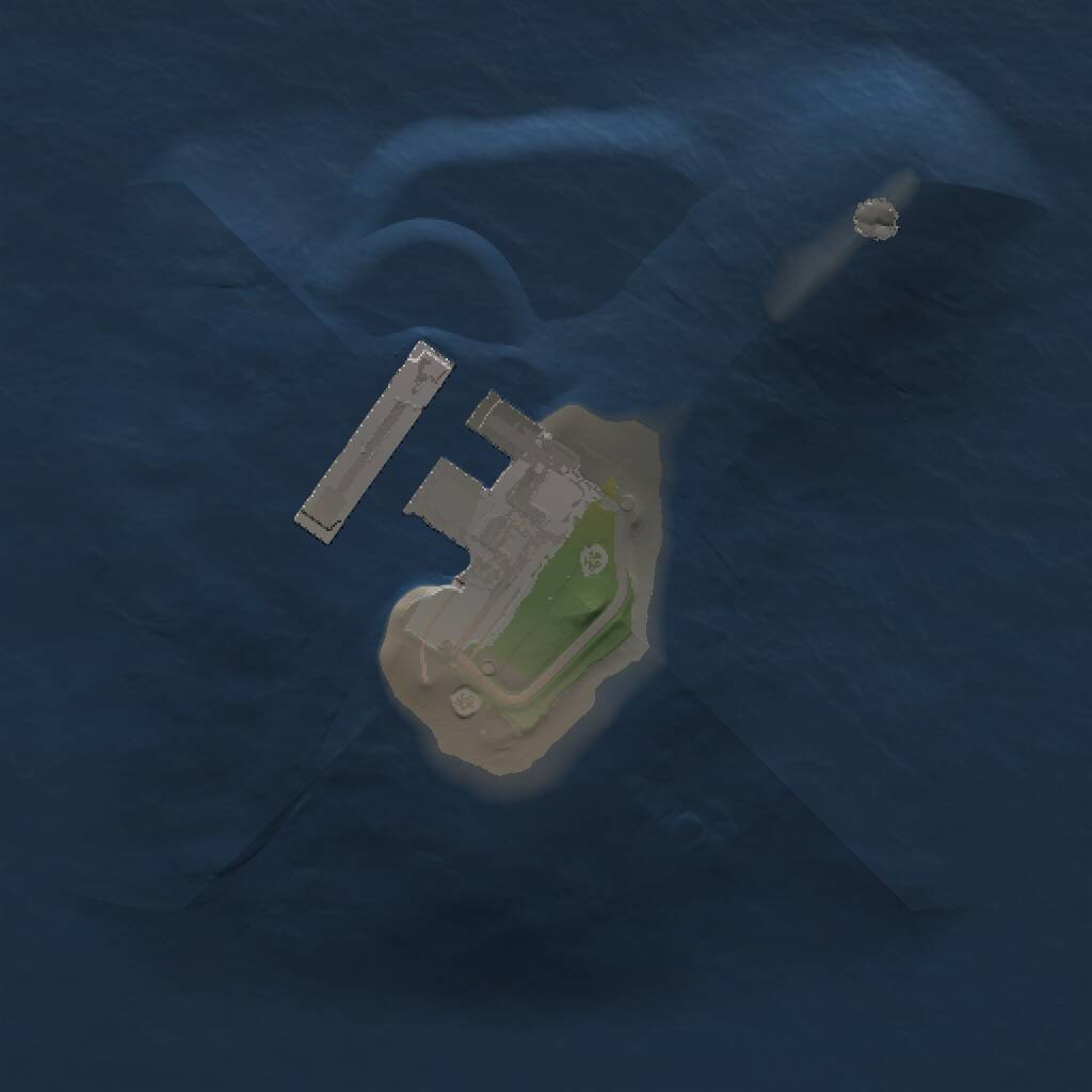 Rust Map: Procedural Map, Size: 1000, Seed: 87397, 2 Monuments