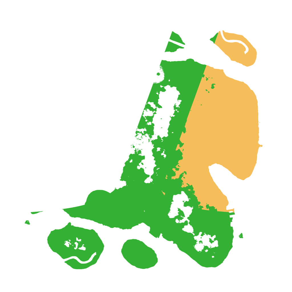 Biome Rust Map: Procedural Map, Size: 3000, Seed: 32874783