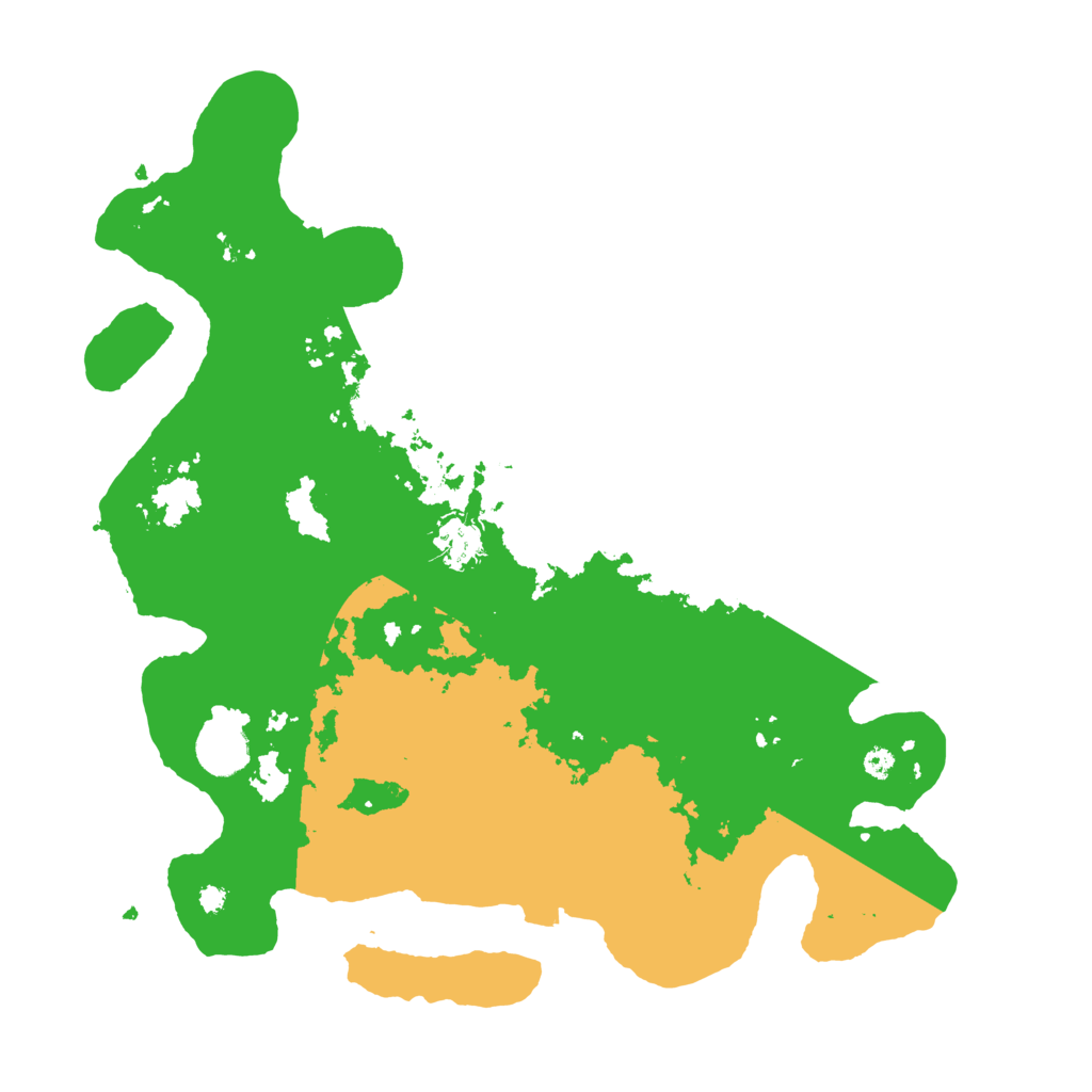 Biome Rust Map: Procedural Map, Size: 3700, Seed: 28