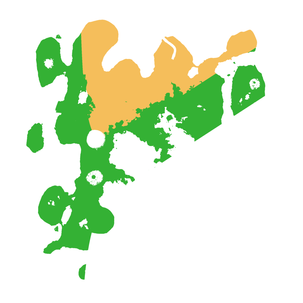 Biome Rust Map: Procedural Map, Size: 3000, Seed: 1234568