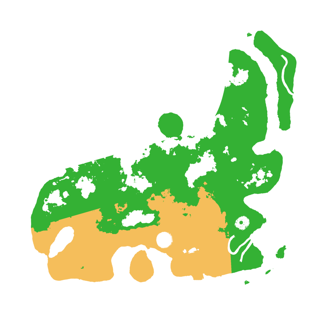 Biome Rust Map: Procedural Map, Size: 3500, Seed: 472754369