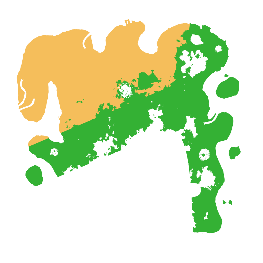 Biome Rust Map: Procedural Map, Size: 3500, Seed: 1343876668