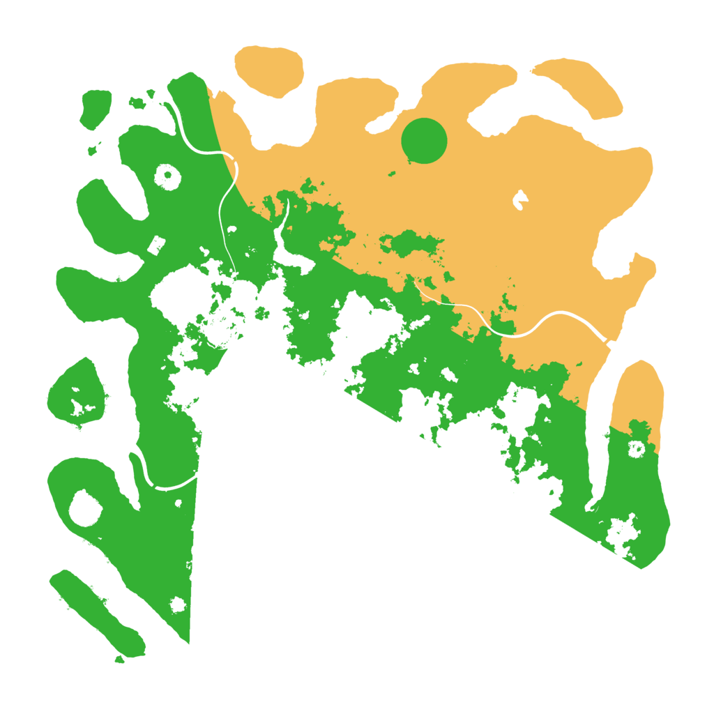 Biome Rust Map: Procedural Map, Size: 4100, Seed: 50060573