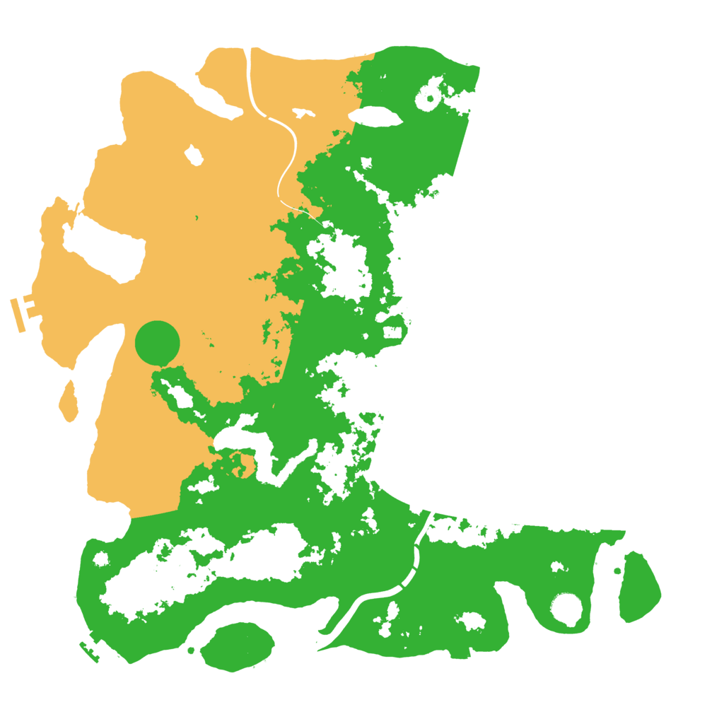 Biome Rust Map: Procedural Map, Size: 4250, Seed: 1760657028