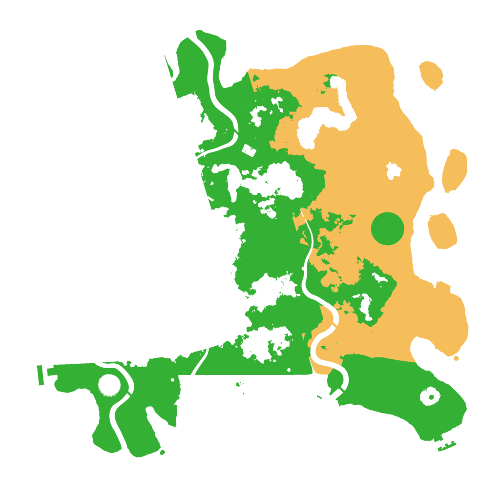 Biome Rust Map: Procedural Map, Size: 4000, Seed: 519849