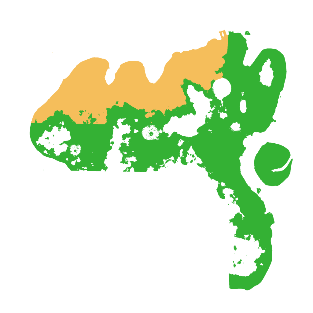 Biome Rust Map: Procedural Map, Size: 3000, Seed: 413355274