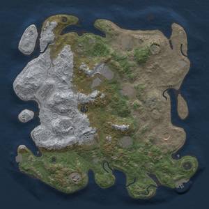 Thumbnail Rust Map: Procedural Map, Size: 3850, Seed: 673193877, 18 Monuments