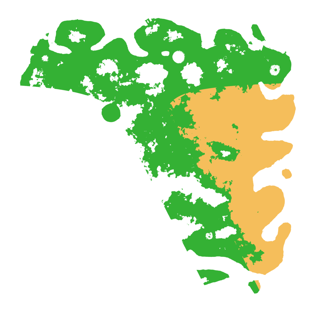 Biome Rust Map: Procedural Map, Size: 4500, Seed: 1555345514