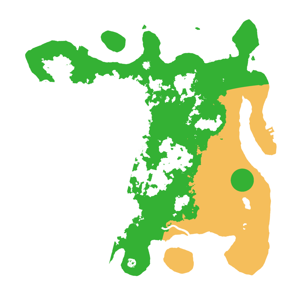 Biome Rust Map: Procedural Map, Size: 3500, Seed: 63592583