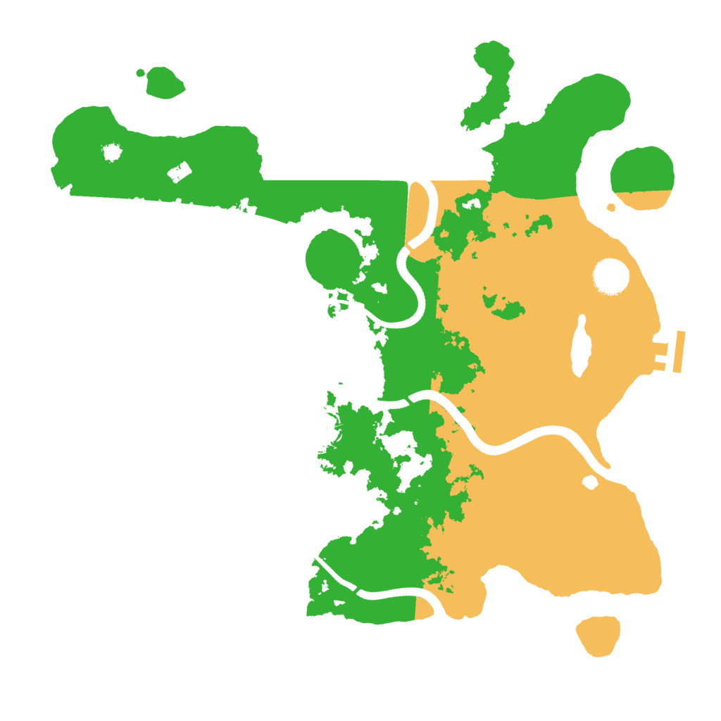 Biome Rust Map: Procedural Map, Size: 3500, Seed: 502161970