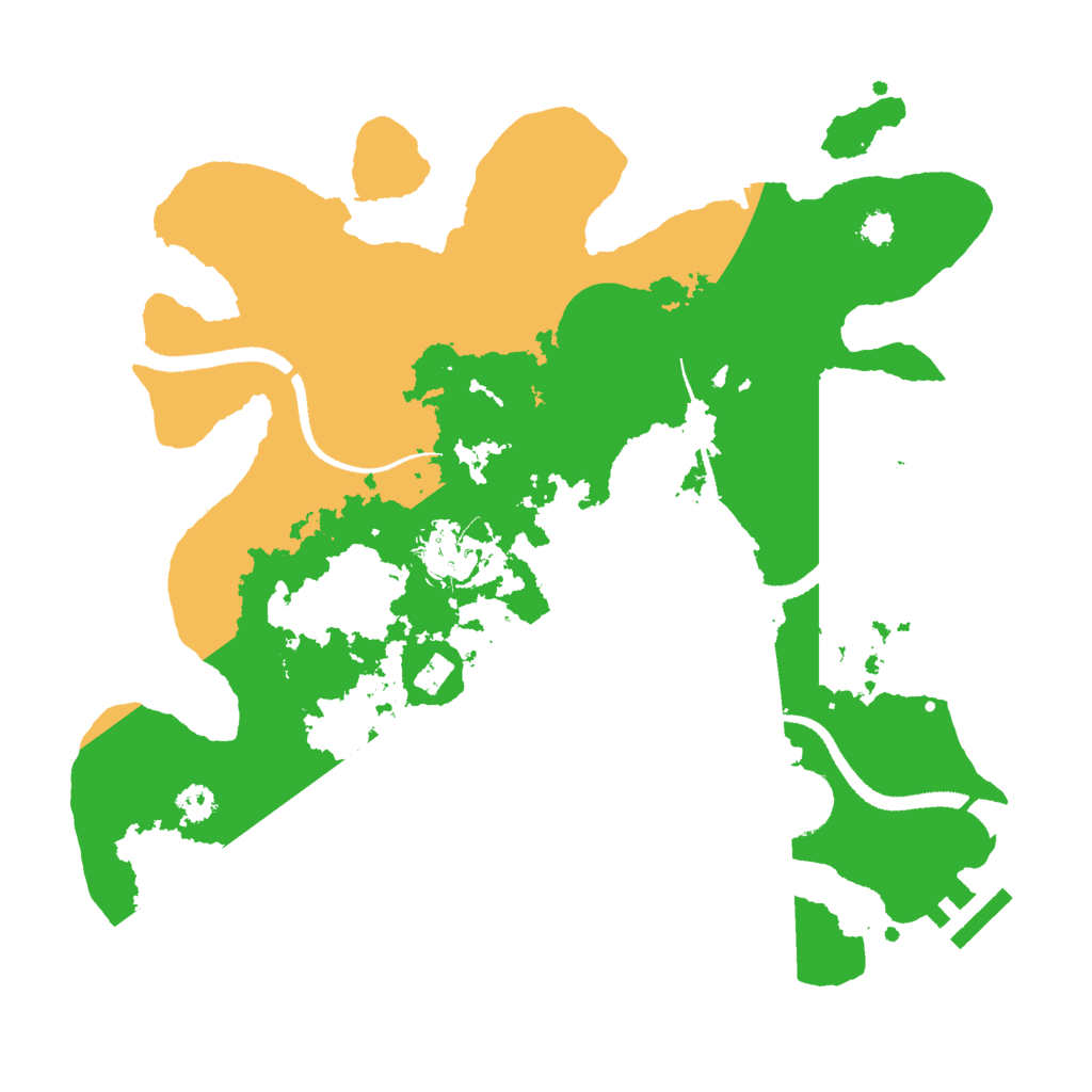 Biome Rust Map: Procedural Map, Size: 3000, Seed: 3335