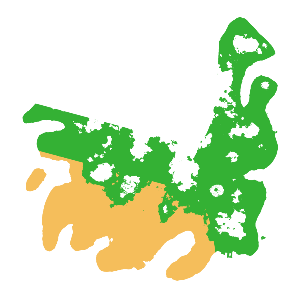 Biome Rust Map: Procedural Map, Size: 3500, Seed: 372824282