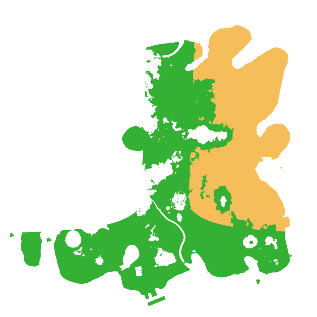 Biome Rust Map: Procedural Map, Size: 3500, Seed: 1971904435