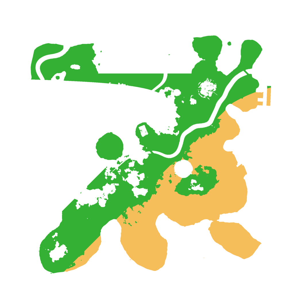 Biome Rust Map: Procedural Map, Size: 3000, Seed: 123291061