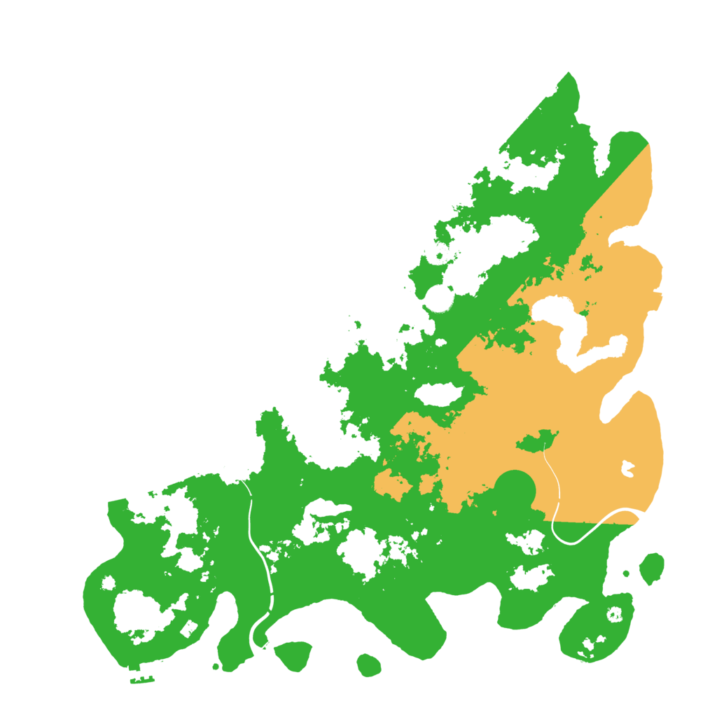 Biome Rust Map: Procedural Map, Size: 4500, Seed: 624990131