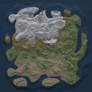 Thumbnail Rust Map: Procedural Map, Size: 4250, Seed: 676205073, 19 Monuments