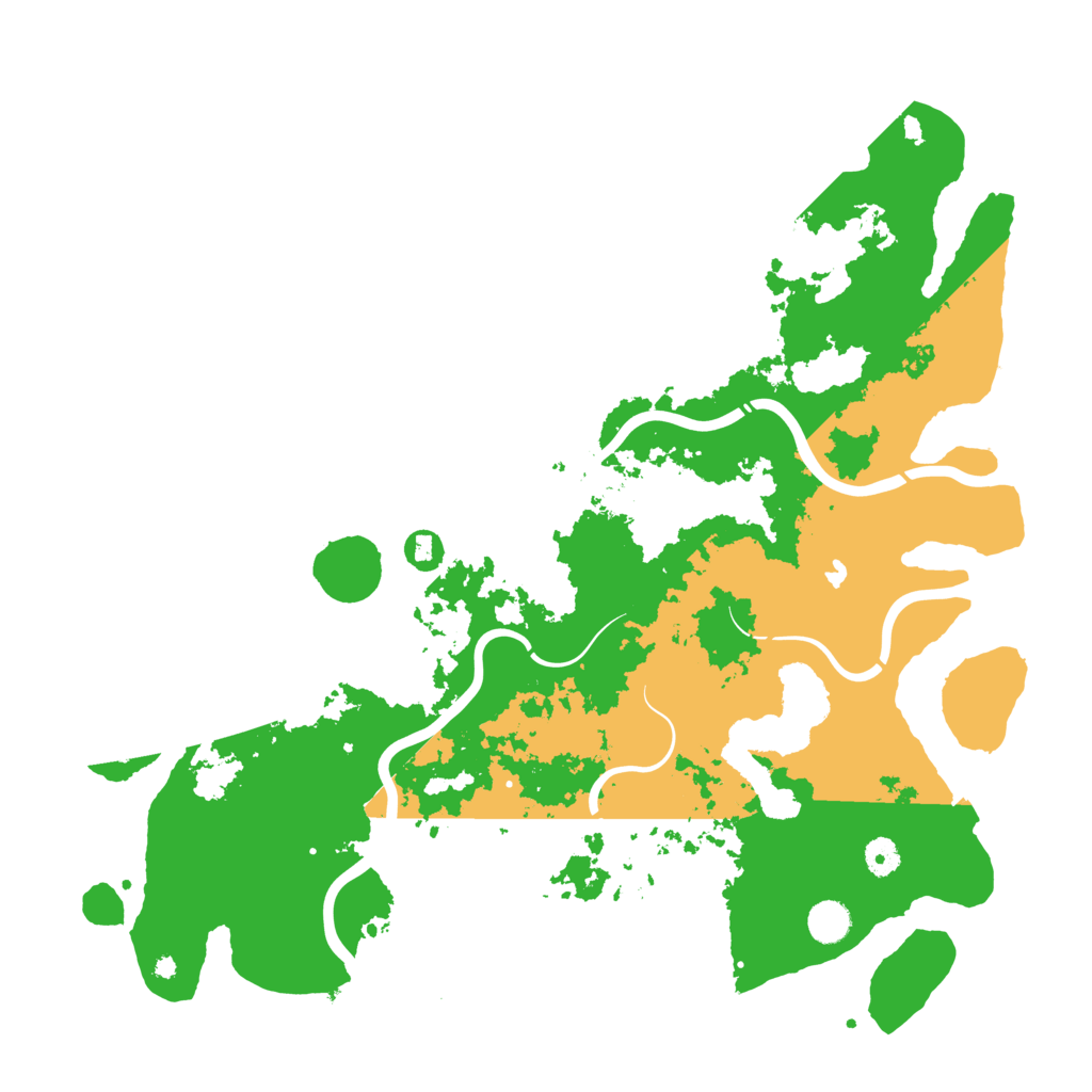 Biome Rust Map: Procedural Map, Size: 4500, Seed: 97501