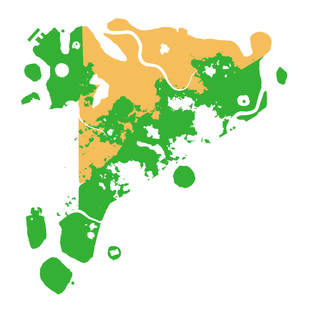 Biome Rust Map: Procedural Map, Size: 4000, Seed: 1168