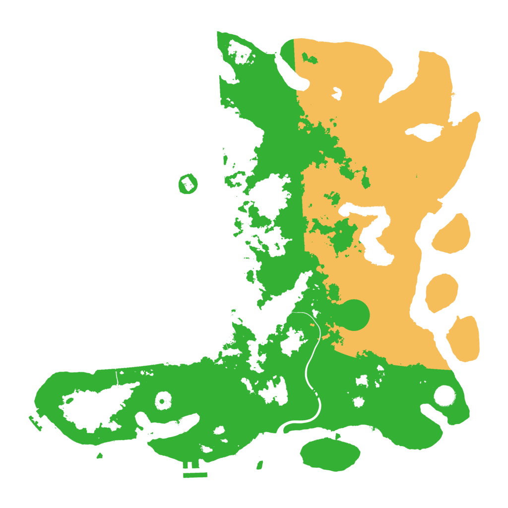 Biome Rust Map: Procedural Map, Size: 4250, Seed: 1298042533