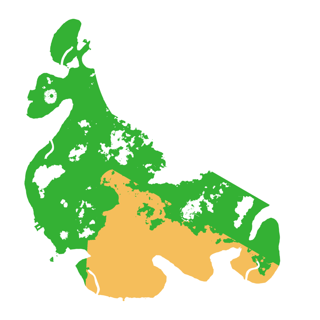 Biome Rust Map: Procedural Map, Size: 3500, Seed: 1363714211