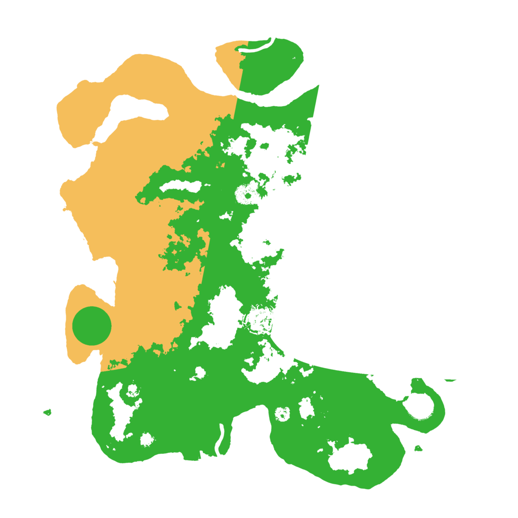 Biome Rust Map: Procedural Map, Size: 3500, Seed: 20240522