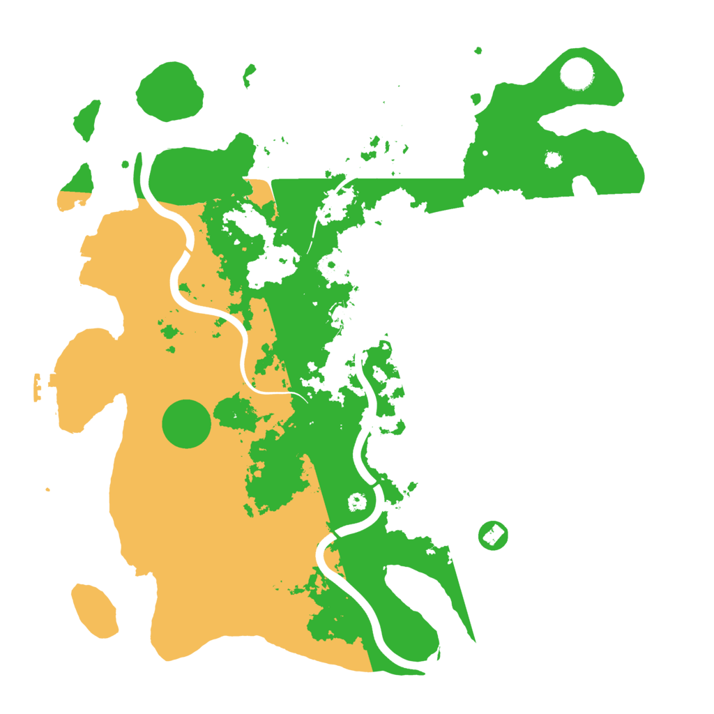Biome Rust Map: Procedural Map, Size: 3850, Seed: 28586751