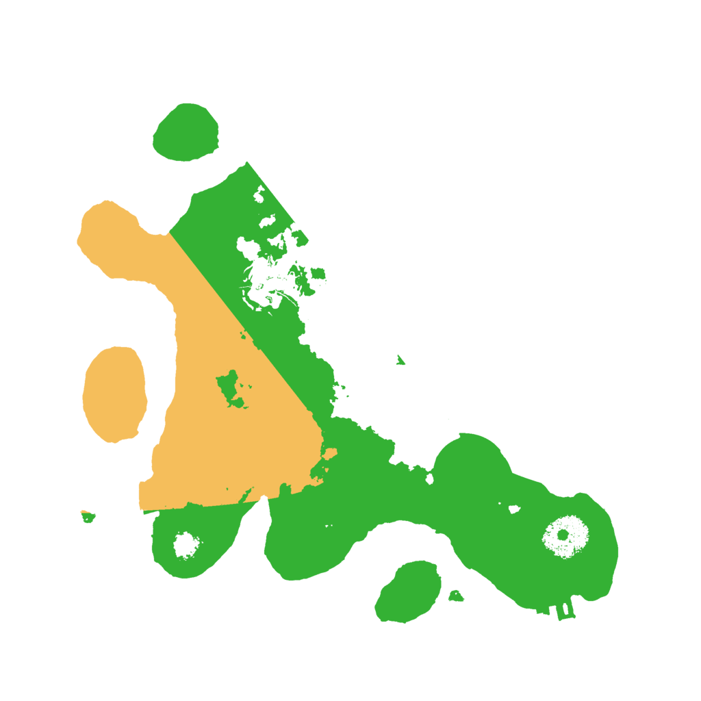 Biome Rust Map: Procedural Map, Size: 2500, Seed: 1267195998