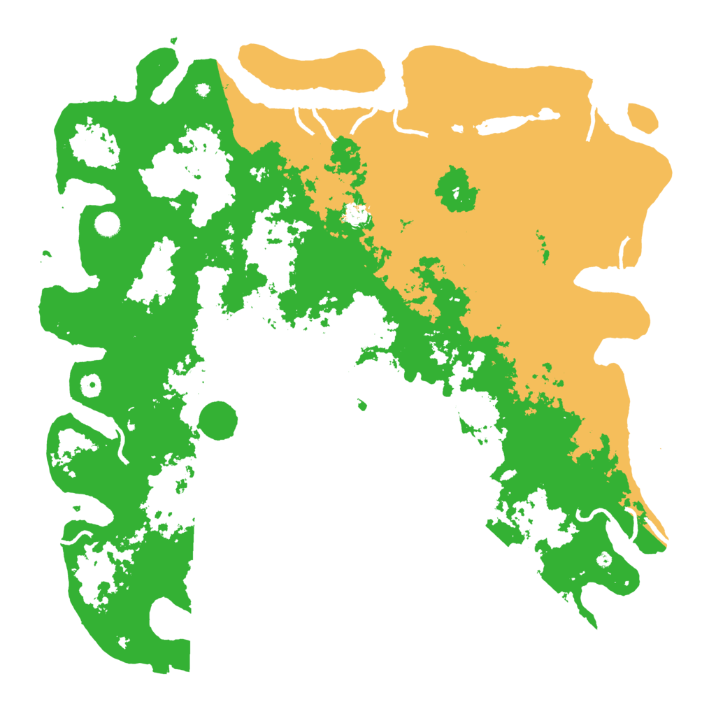 Biome Rust Map: Procedural Map, Size: 5000, Seed: 1445634