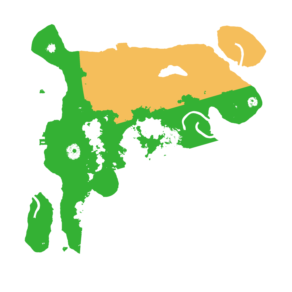 Biome Rust Map: Procedural Map, Size: 3000, Seed: 779874