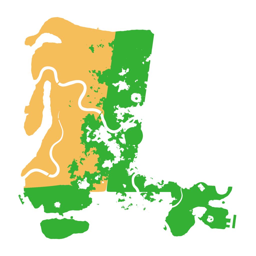 Biome Rust Map: Procedural Map, Size: 3850, Seed: 3423421